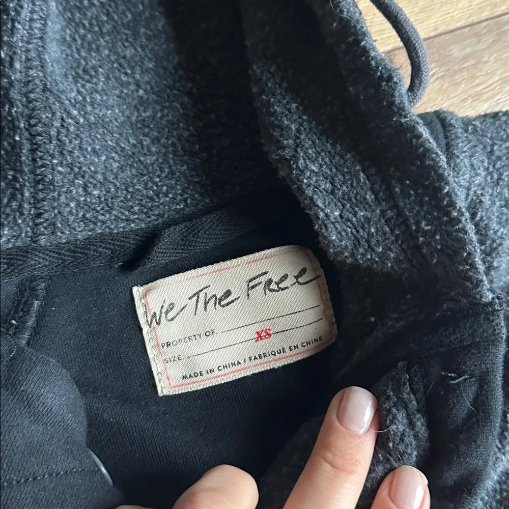 Free People x We The Free Sadie Surplus Slouchy Longline Knit Jacket x small. - Picture 5 of 5